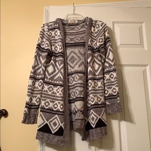 Sweater Cardigan w/ hood